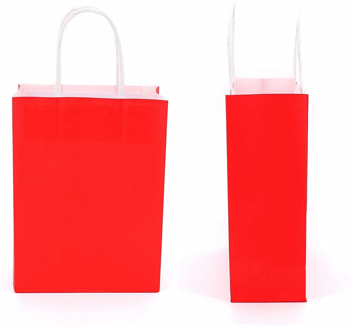 Bestby - Kraft Paper Gift Bags(12 Pack) - Red - XL - Image 4