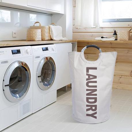 Bestby - 82L Large Collapsible Laundry Basket (4 Colors) - Beige - Image 3