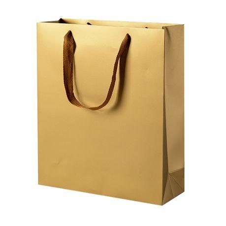 Premium Paper Gift Bags (12 Pack) -XL(30x12x40cm) - Gold
