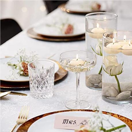 Floating Candles(5 x 3cm) -12 Pack - Gold