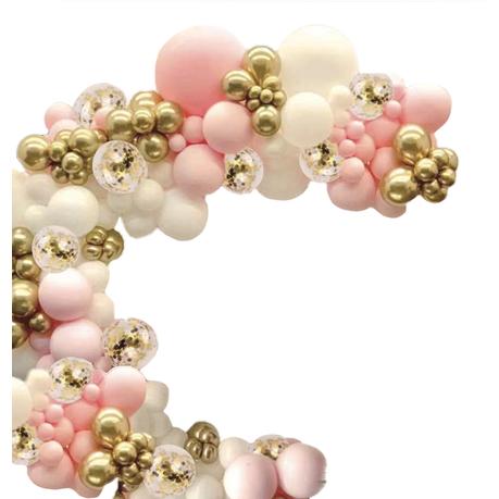 Balloon Arch Kit for Party Decoration - 100-Piece - Gold Pink - Image 4