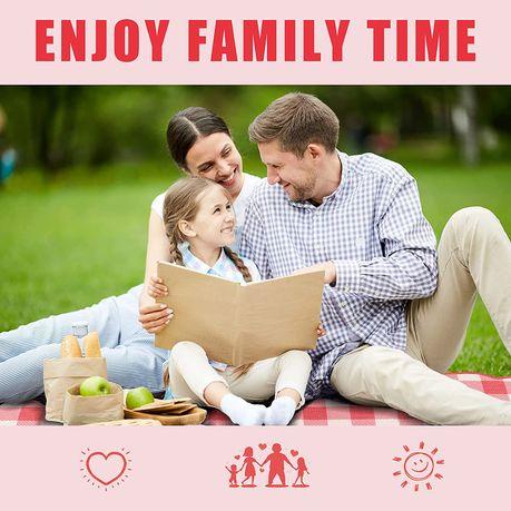 Bestby - 2x2m Extra Large Outdoor Camping Picnic Beach Mat/Blanket - Brown White - Image 11