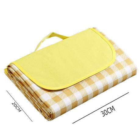 Bestby - 2x2m Extra Large Outdoor Camping Picnic Beach Mat/Blanket - Brown White - Image 14
