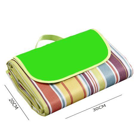 Bestby - 2x2m Extra Large Outdoor Camping Picnic Beach Mat/Blanket - Brown White - Image 6