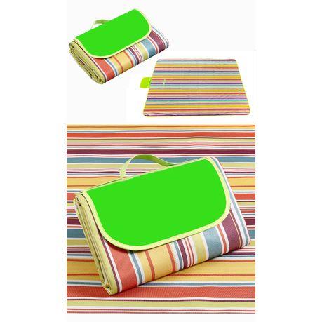 Bestby - 2x2m Extra Large Outdoor Camping Picnic Beach Mat/Blanket - Brown White - Image 7