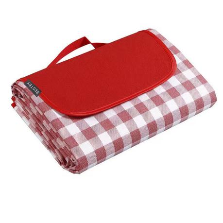 Bestby - 2x2m Extra Large Outdoor Camping Picnic Beach Mat/Blanket - Brown White - Image 8