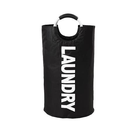 90L Extra Large Collapsible Laundry Basket - Grey - Image 7