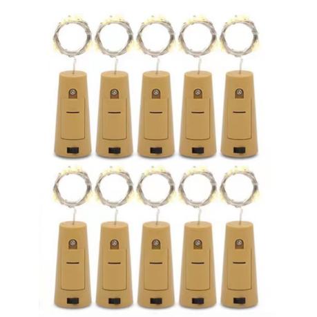 AICOM Bottle Cork LED Fairy String Lights for Decorations(6 Pack) - Colorful