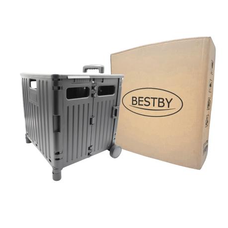 Bestby - 50L/65L Heavy Duty Foldable Cart with Wheels and Pull Handle - 50.0 L - Image 11