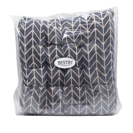 Bestby - Square Chair Seat Patio Cushion (40x40x6cm) - Grey - Image 10
