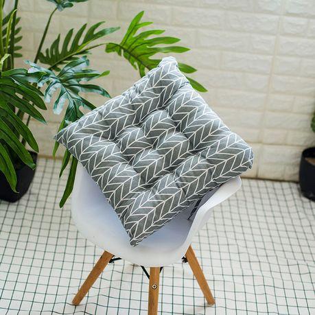 Bestby - Square Chair Seat Patio Cushion (40x40x6cm) - Grey - Image 8