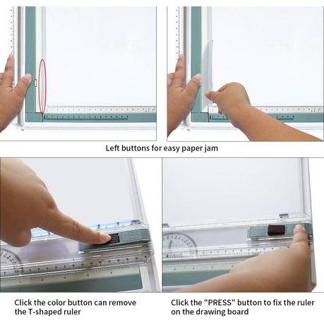 Metric A3 Drawing Board Set with Rules and Protractor - Image 4