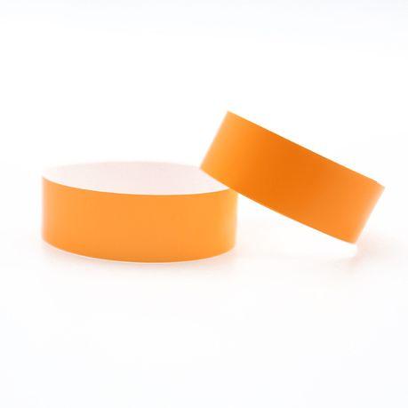 Bestby - Paper Ticket Wristbands for Event/Concert/Party (500 PCS) - Orange