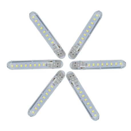 AICOM LED USB Stick Emergency Light for Power Bank(6 Pack) - Warm White