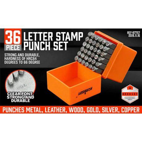 Horusdy - 6mm Numbers or Letters Punch Set ( 0 -9 & A-Z ) - 9 Pack - Image 6