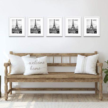 ARFAST - 8"x10" Picture Frame with Mat and Spring Clips(Set of 5) - Black - Image 10