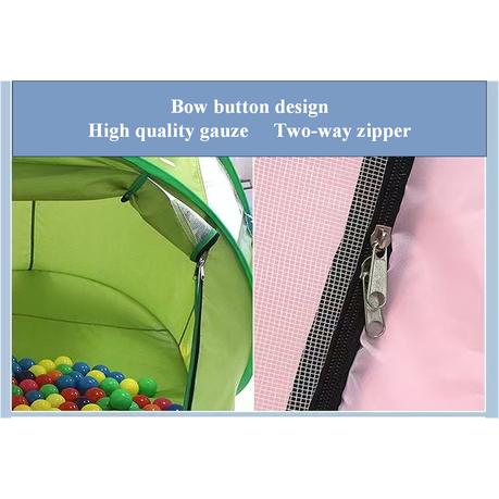 Bestby - Dinosaur or Unicorn Collapsible Kids Play Tent Playhouse - Green - Image 4