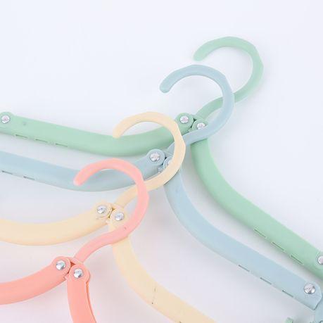 12 Piece Portable Folding Travel Hangers with 8 Pegs - Image 3