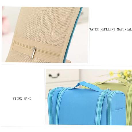 Bestby - 4 Colors Available Travel Toiletry Bag Organizer(Set of 2) - Brown - Image 10