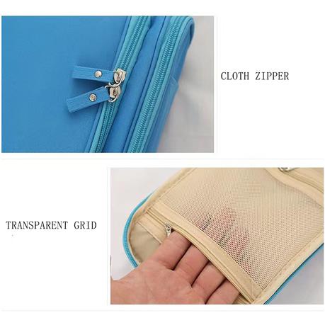 Bestby - 4 Colors Available Travel Toiletry Bag Organizer(Set of 2) - Brown - Image 11