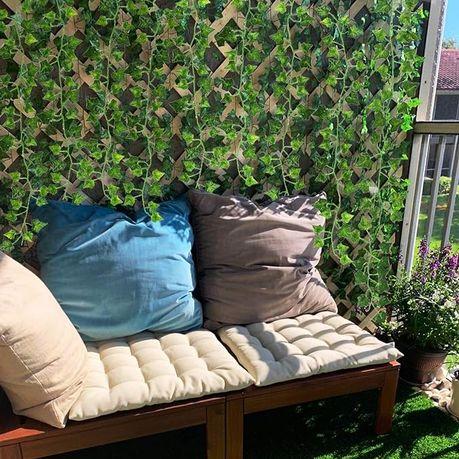 Bestby - 12 Strands Artificial Vine Leaves Hanging Green Leaves - Grape - Image 4