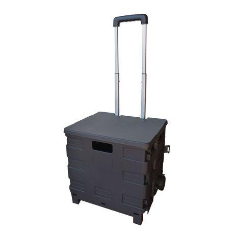 Bestby - 50L/65L Heavy Duty Foldable Cart with Wheels and Pull Handle - 65.0 L
