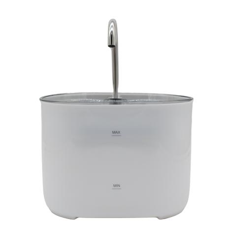 AICOM - 2.2L Pet Water Dispenser Fountain with Stainless Steel Tap - Black, Transparent - Image 9
