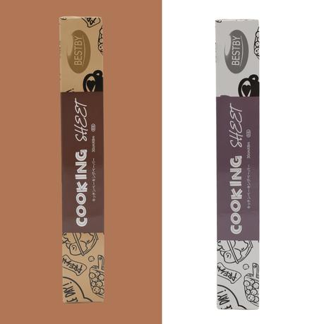Bestby - Retro Newspaper Design Pastry Baking Paper Cooking Paper(2 Rolls) - Brown - Image 8