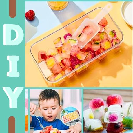 Bestby - Double Stack Ice Cube Tray with Lid, Storage Bin and Shovel - Beige - Image 13