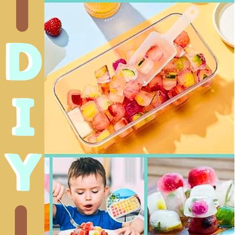 Bestby - Double Stack Ice Cube Tray with Lid, Storage Bin and Shovel - Beige - Image 7