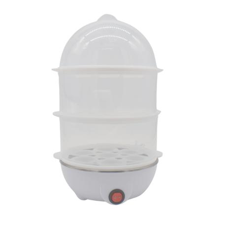 AICOM - 3 Tier Electric 21 Eggs Cooking Boiler 3.5L Compact Food Steamer