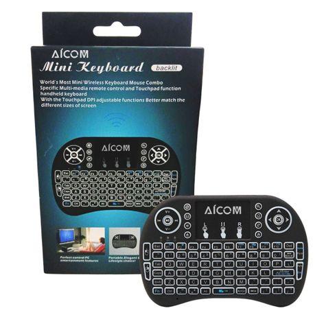 AICOM - Backlit Wireless Mini Keyboard Mouse Combo with Touchpad - Image 5