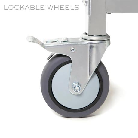 Bestby- 3-Tier Heavy Duty Stainless Steel Cart For Kitchen/Lab/Room Service - Image 5