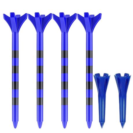 ARFAST - 100PCS Blue Golf Tees with Two Heights Mixed(8.3cm & 3.8cm)