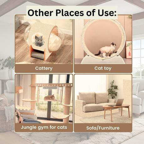 Bestby - 200x60cm Cat Scratcher Pad Self-Adhesive Furniture Guard Mat - Grey - Image 14