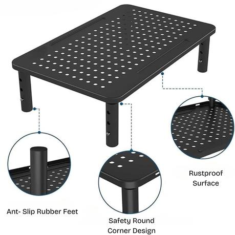 AICOM - Height Adjustable Stand Table for Laptop/Projector/Monitor - Image 3