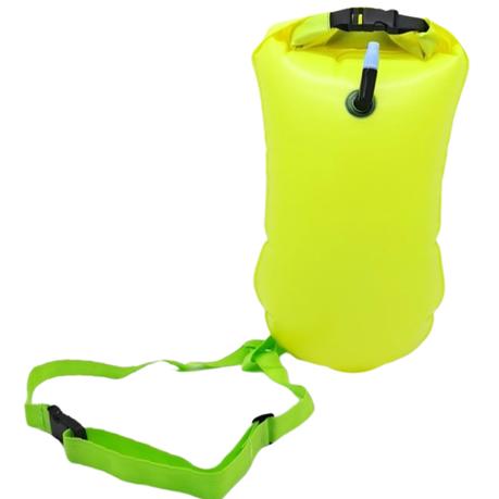 Arfast - 2-in-1 Swim Buoy Dry Bag with Waist Belt for Water Sports - Green