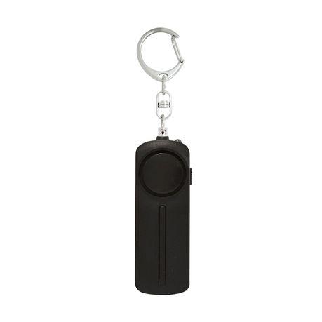 AICOM - 130db Portable Emergency Safety Alarm with LED Light Keychain - Black