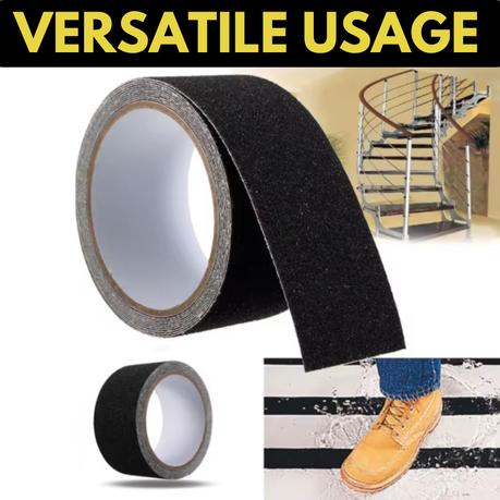 BESTBY-10cmx10m Non-Slip Safety Anti-Slip Tape Sticker for Ramps (2 Rolls) - Black - Image 4