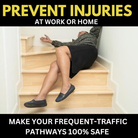 BESTBY-10cmx10m Non-Slip Safety Anti-Slip Tape Sticker for Ramps (2 Rolls) - Black - Image 6