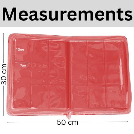 AICOM - 360 Slots Trading Card Book Collection Binder Album with PU Cover - Black - Image 8