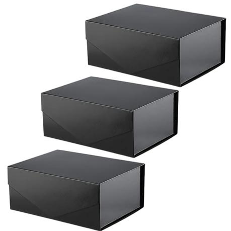 Bestby - 34x22x10cm Collapsible Gift Box with Magnetic Closure (3 Pack)