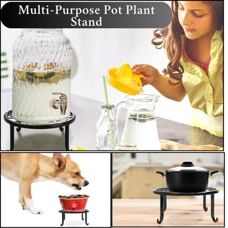 Bestby -5pcs Multi-height Metal Pot Flower Plant Stands for Décor & Display - Image 7