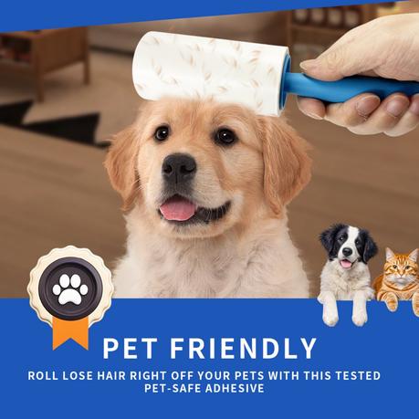 Bestby-2 Pet Lint Rollers with 4 Extra Hair Remover Rolls (100 Sheets Each) - Image 4
