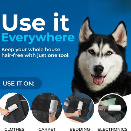 Bestby-2 Pet Lint Rollers with 4 Extra Hair Remover Rolls (100 Sheets Each) - Image 5