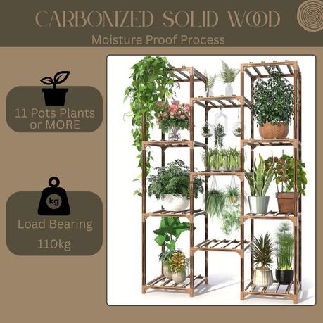 Bestby-9/11Tiered Indoor And Outdoor Multi-Functional Pot Plant Stands - 120 cm - Image 8