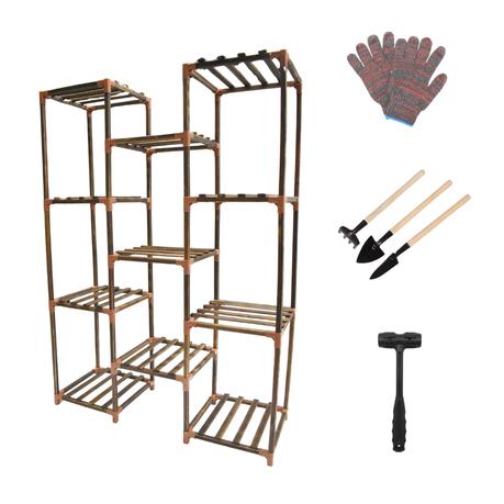 Bestby-9/11Tiered Indoor And Outdoor Multi-Functional Pot Plant Stands - 100 cm