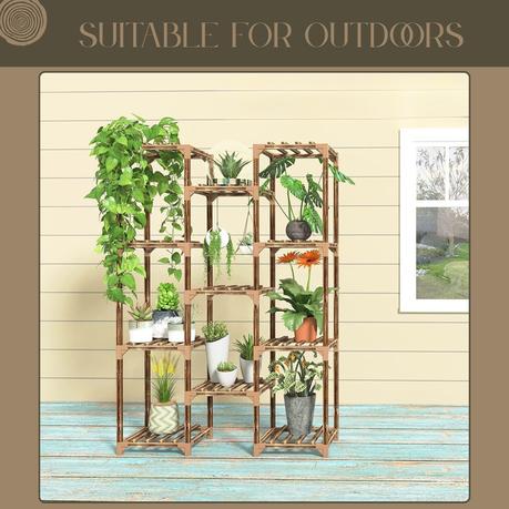 Bestby-9/11Tiered Indoor And Outdoor Multi-Functional Pot Plant Stands - 100 cm - Image 12