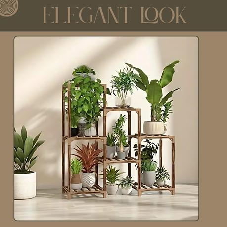 Bestby-7 Tiered Indoor And Outdoor Multi-Functional Pot Plant Stands-81cm - Image 5