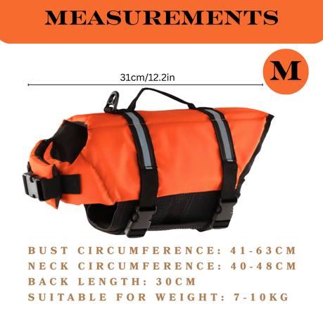 Bestby - Adjustable Buoyant & Reflective Swimming Vest For Medium Dog - Image 3
